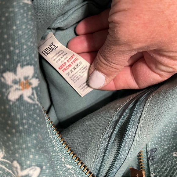 Fat face Floral Teal Backpack - Picture 5 of 9